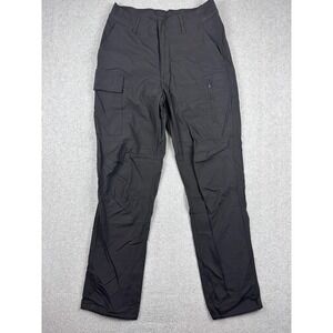 Athleta Trekkie Utility Cargo Pants Womens 4 Black Hiking Trail Stretch Pockets